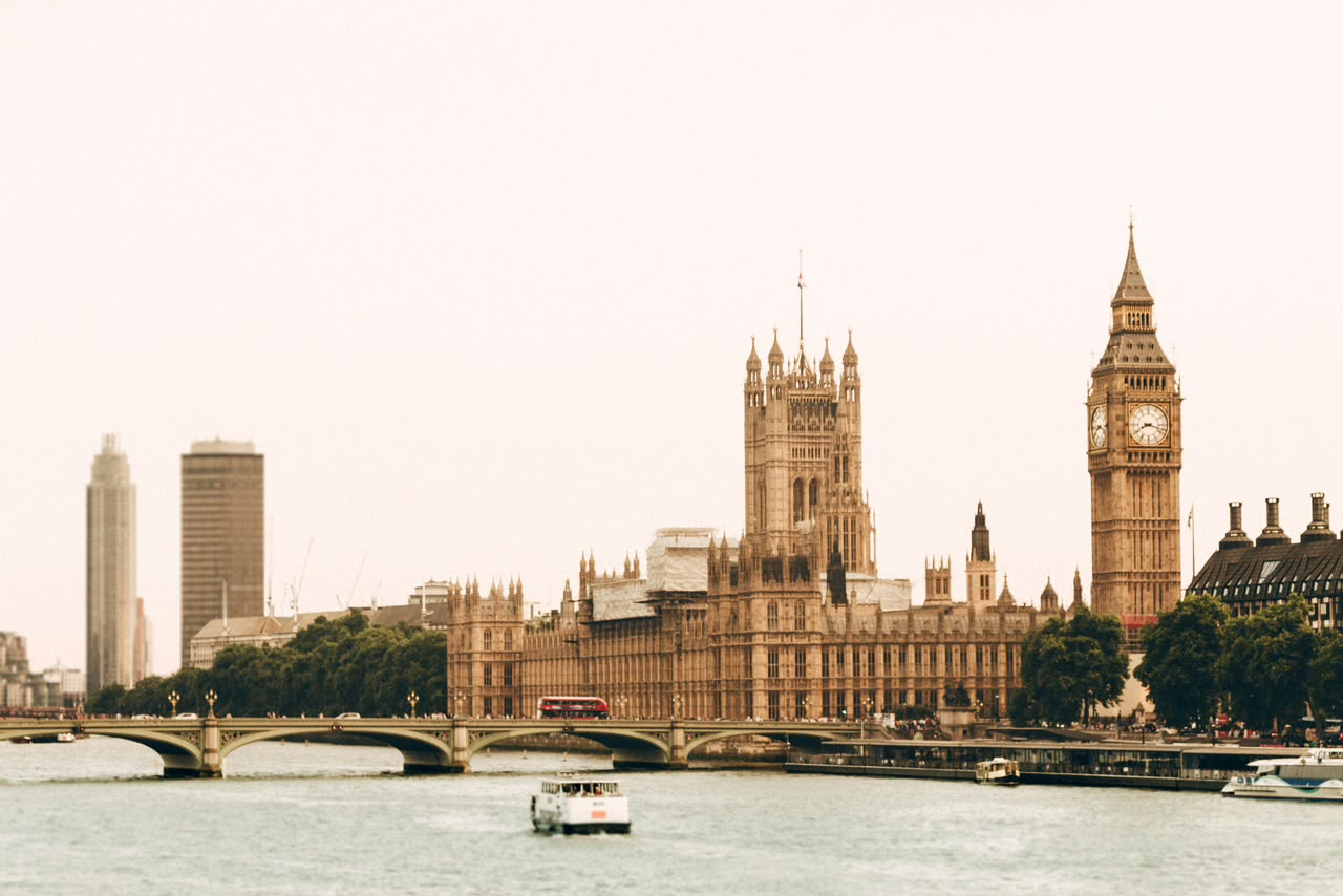 Historic Gothic architecture and courtyard in London, United Kingdom, venue for the UK Leadership Immersion